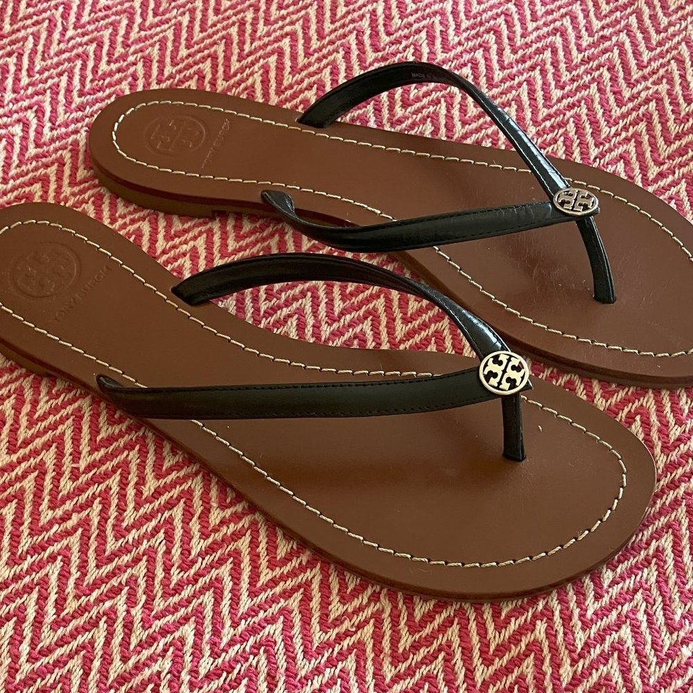 Tory Burch Terra Leather Thing Sz 8